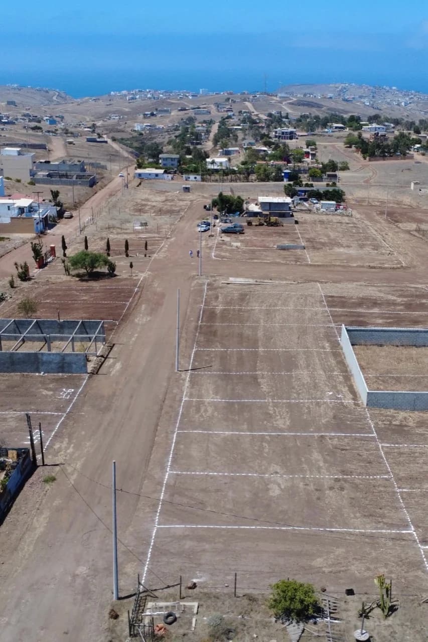 Vista de acceso y lotes