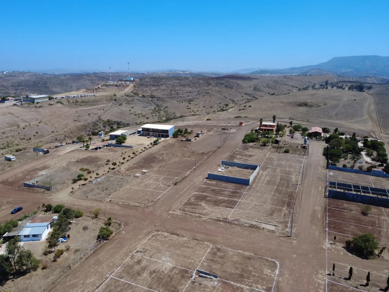 Vista aérea del desarrollo